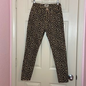 Leopard Jeans Denim